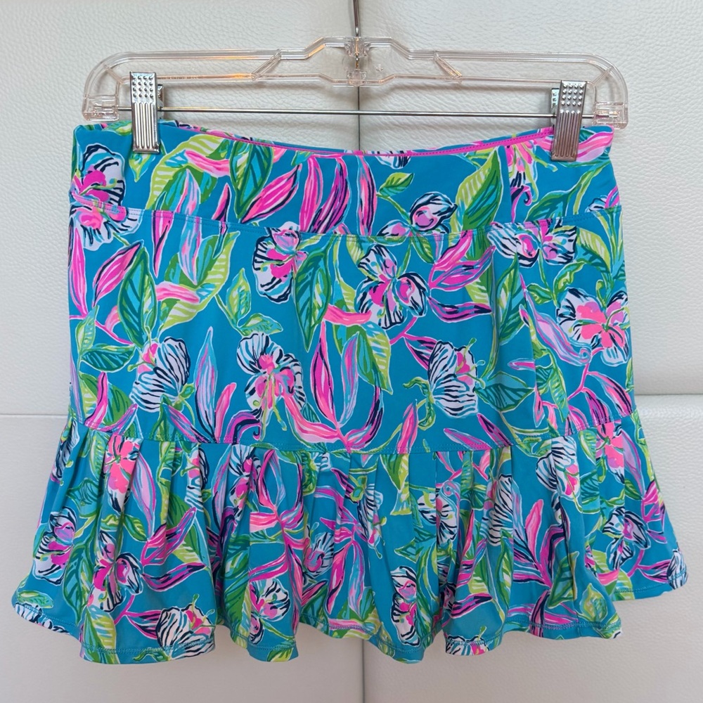 Lilly Pulitzer Tropical Floral Print Skort